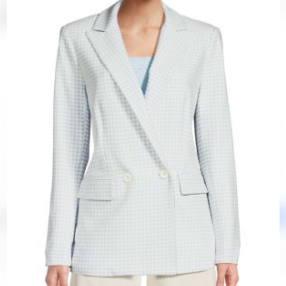 Alice + Olivia Justin Checked Blazer - Picture 5 of 6